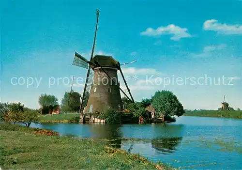 AK / Ansichtskarte Kinderdijk Holandse Molen Kinderdijk