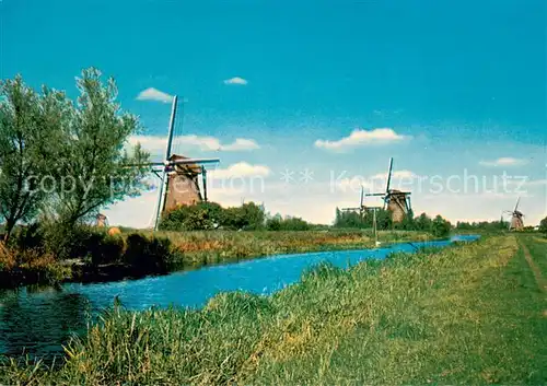 AK / Ansichtskarte Kinderdijk Holandse Molen Kinderdijk