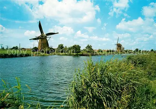 AK / Ansichtskarte Kinderdijk Hollandse Molen Kinderdijk