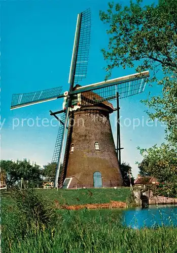AK / Ansichtskarte Kinderdijk Hollandse Molen Kinderdijk