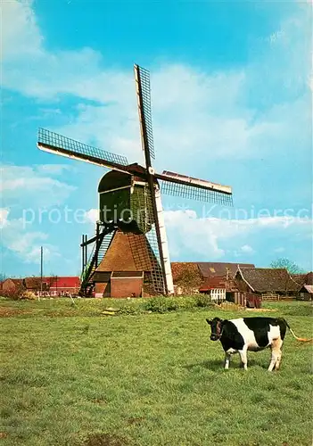 AK / Ansichtskarte Bleskensgraaf_Hofwegen_NL Poldermolen 