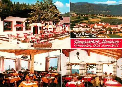 AK / Ansichtskarte Grandsberg_Niederbayern Berggasthof Pension Menauer Grandsberg Niederbayern