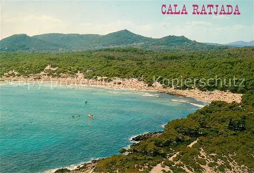 AK / Ansichtskarte Cala_Ratjada_Mallorca Fliegeraufnahme Cala Guya Cala_Ratjada_Mallorca