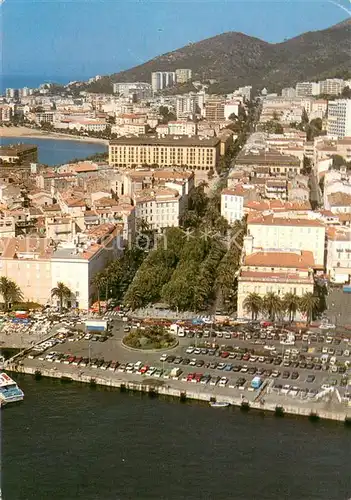 AK / Ansichtskarte Ajaccio Fliegeraufnahme Panorama Ajaccio