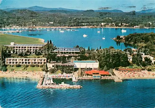 AK / Ansichtskarte Corfu_Korfu Fliegeraufnahme Kontokali Palace Hotel Corfu Korfu