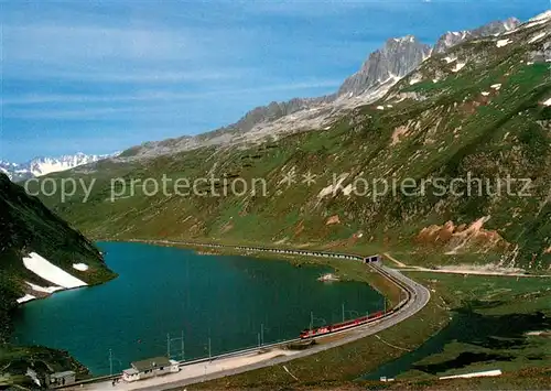 AK / Ansichtskarte Oberalp_UR Bergsee Zug 