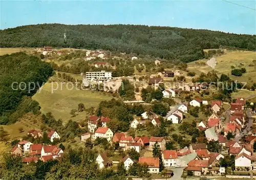 AK / Ansichtskarte Heimbuchenthal Gesamtansicht u. Hotel Heimbuchenthaler Hof Heimbuchenthal
