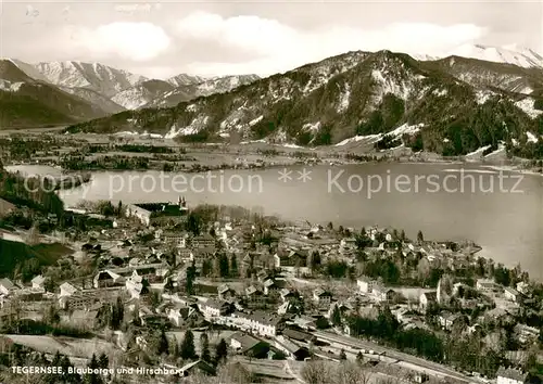 AK / Ansichtskarte Tegernsee Blauberge und Hirschberg Tegernsee