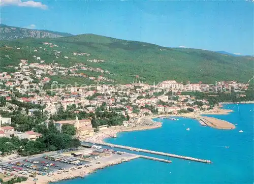 AK / Ansichtskarte Crikvenica_Kroatien Fliegeraufnahme Panorama Crikvenica Kroatien