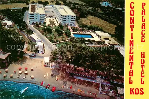 AK / Ansichtskarte Kos Fliegeraufnahme continental Palace Hotel Kos