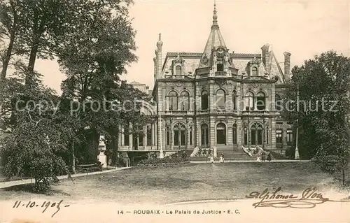 AK / Ansichtskarte Roubaix_59 Le Palais de Justice 