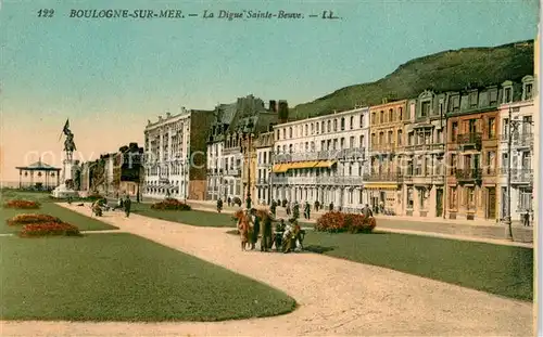 AK / Ansichtskarte Boulogne_62 sur Mer La Digue Sainte Beuve 