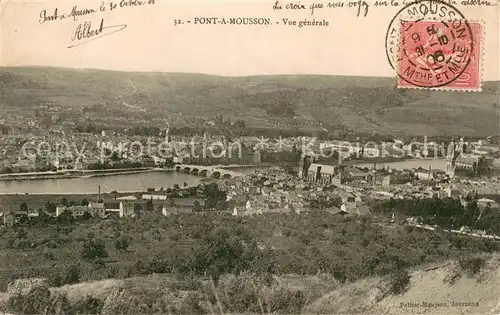 AK / Ansichtskarte Pont a Mousson_54 Vue generale 