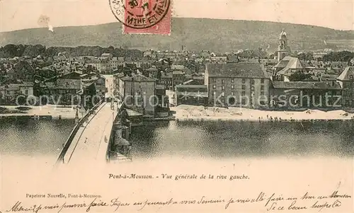 AK / Ansichtskarte Pont a Mousson_54 Vue generale de la rive gauche 