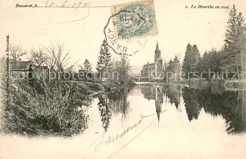 AK / Ansichtskarte Baccarat_54 La Meurthe en aval 