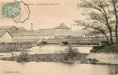 AK / Ansichtskarte Baccarat_54 Passerelle des Cristalleries 