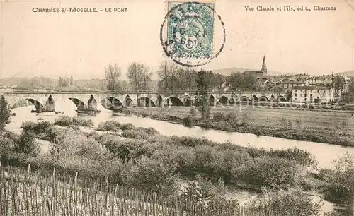 AK / Ansichtskarte Charmes sur Moselle_88 Le Pont 