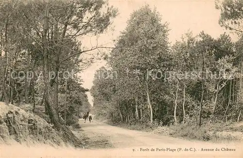AK / Ansichtskarte Paris Plage_62 Foret de Paris Plage Avenue du Chateau 