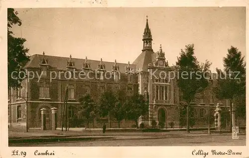 AK / Ansichtskarte Cambrai_59 College Notre Dame 