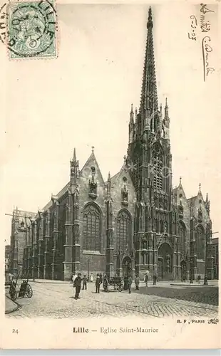 AK / Ansichtskarte Lille_59 Eglise Saint Maurice 
