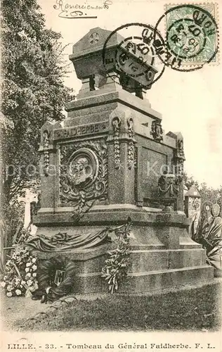 AK / Ansichtskarte Lille_59 Tombeau du General Faidherbe 