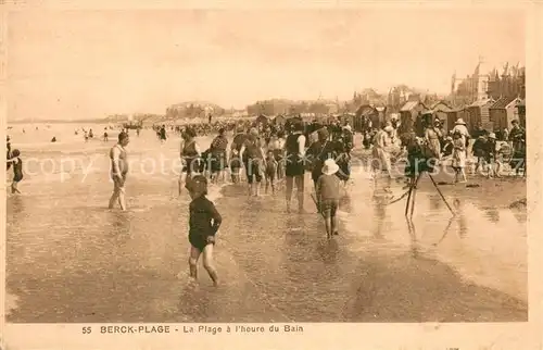 AK / Ansichtskarte Berck Plage_62 La Plage a lheure du Bain 