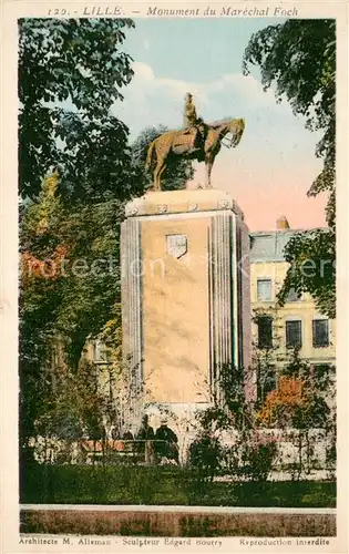 AK / Ansichtskarte Lille_59 Sculpteur Edgar Hourry 
