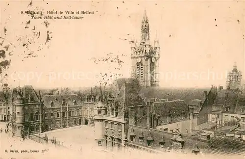 AK / Ansichtskarte Douai_59 Hotel de Ville et Beffroi 
