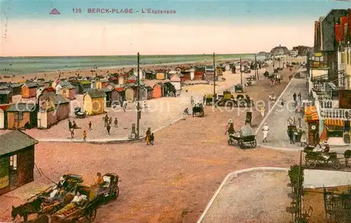 AK / Ansichtskarte Berck Plage_62 Esplanade 