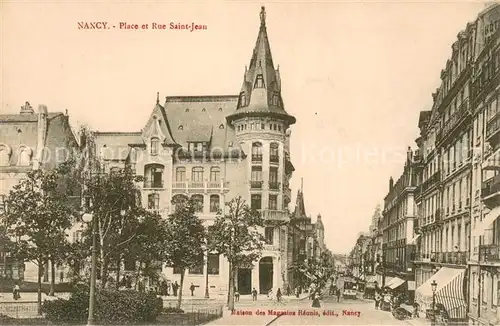 AK / Ansichtskarte Nancy_54 Place et Rue Saint Jean 