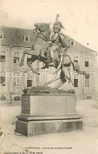 AK / Ansichtskarte Luneville_54 Statue du General Lasalle 