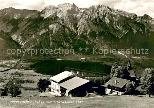 AK / Ansichtskarte Seefeld_Tirol Alpengasthof Windegg See Alpenpanorama Seefeld Tirol