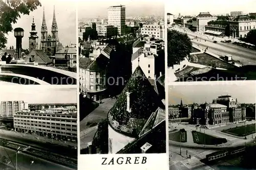 AK / Ansichtskarte Zagreb Stadtansichten Zagreb