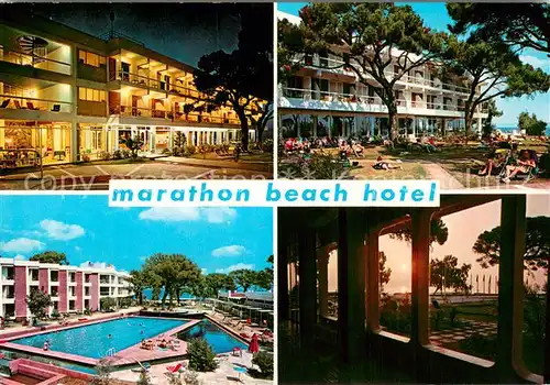 AK / Ansichtskarte Nea_Makri Marathon Beach Hotel Swimming Pool Nea_Makri