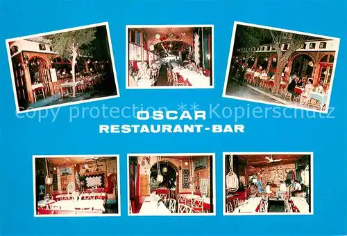 AK / Ansichtskarte Rhodes_Rhodos_Greece Restaurant Bar Oscar Rhodes_Rhodos_Greece