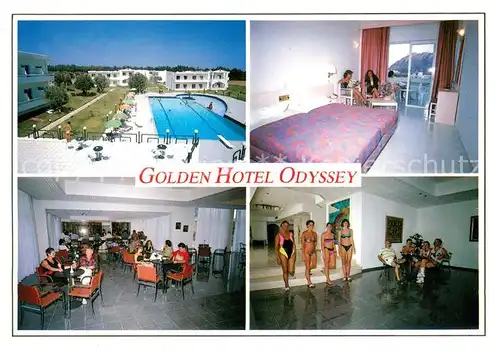 AK / Ansichtskarte Kolymbia Golden Hotel Odyssey Fremdenzimmer Swimming Pool Kolymbia
