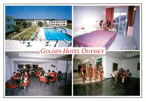 AK / Ansichtskarte Kolymbia Golden Hotel Odyssey Fremdenzimmer Swimming Pool Kolymbia