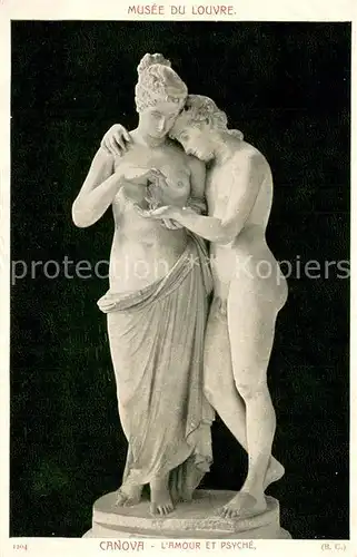 AK / Ansichtskarte Skulpturen Canova L AMOUR ET PSYCHE 