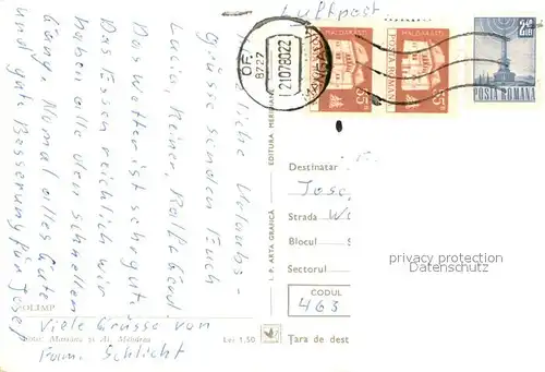 AK / Ansichtskarte Olimp Teilansicht bei Nacht Strand Olimp