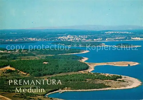 AK / Ansichtskarte Premantura Fliegeraufnahme Medulin Premantura