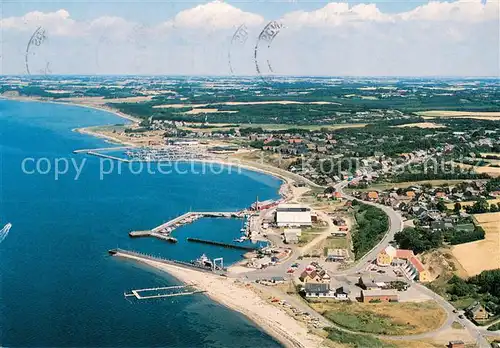 AK / Ansichtskarte Hvalpsund_Denmark Fliegeraufnahme Strandpanorama 
