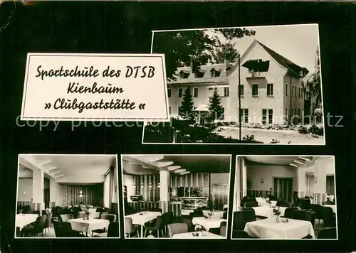 AK / Ansichtskarte Strausberg_Brandenburg Sportschule d. DTSB Kienbaum Clubgaststaette Strausberg Brandenburg