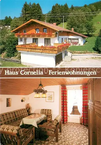 AK / Ansichtskarte Jungholz_Wertach Haus Cornelia Ferienwohnungen Reservierungskarte Jungholz Wertach