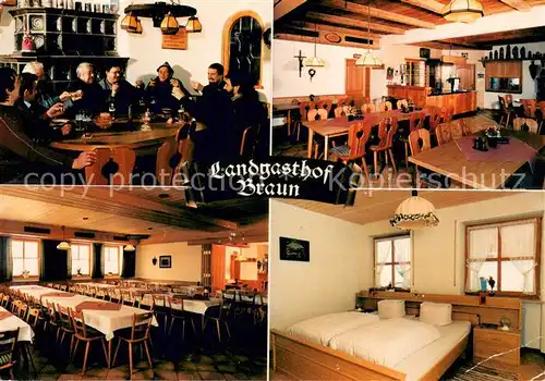 AK / Ansichtskarte Imbath Landgasthof Braun Innenansichten Imbath