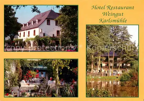 AK / Ansichtskarte Mertesdorf Hotel Restaurant weingut Karlsmuehle Mertesdorf