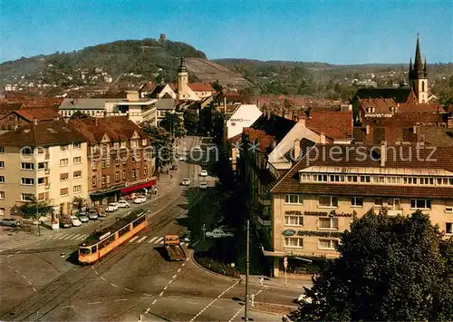 AK / Ansichtskarte Durlach Pfinztalstrasse mit Blick zum Turmberg Durlach