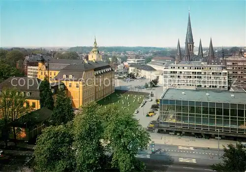 AK / Ansichtskarte Oldenburg_Niedersachsen Panorama Blick auf das Stadtzentrum Oldenburg Niedersachsen