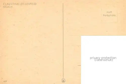 AK / Ansichtskarte Clausthal Zellerfeld Museum Clausthal Zellerfeld