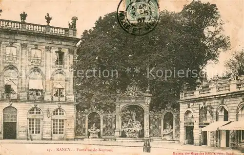 AK / Ansichtskarte Nancy_54 Fontaine de Neptune 