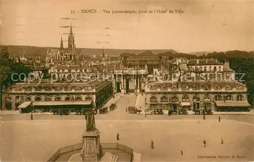 AK / Ansichtskarte Nancy_54 Vue panoramique prise de lHotel de Ville 
